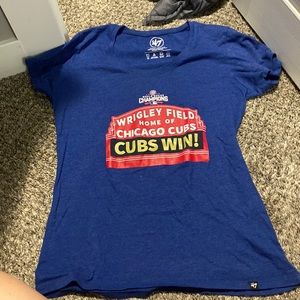 Chicago Cubs 2018 World Series blue tshirt